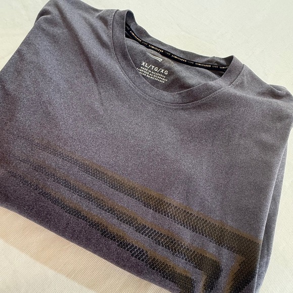 Copper Fit XL Mens Gray Athletic T-Shirt Training Workout Gym Tee - Picture 1 of 11